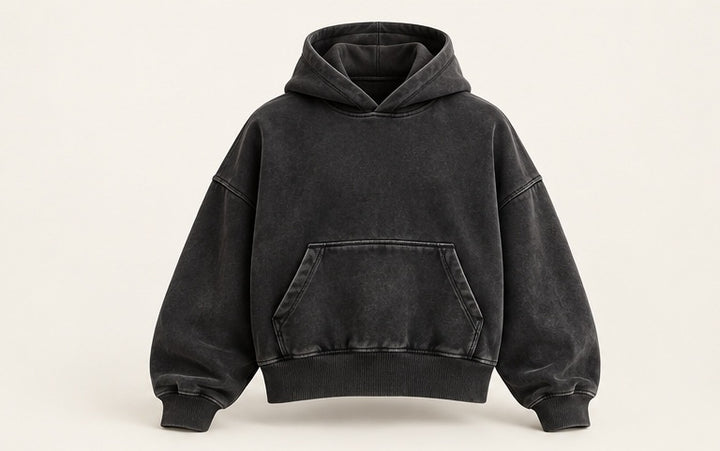 Cropped Oversized Streetwear Hoodie — Modhie Sports MS-21A