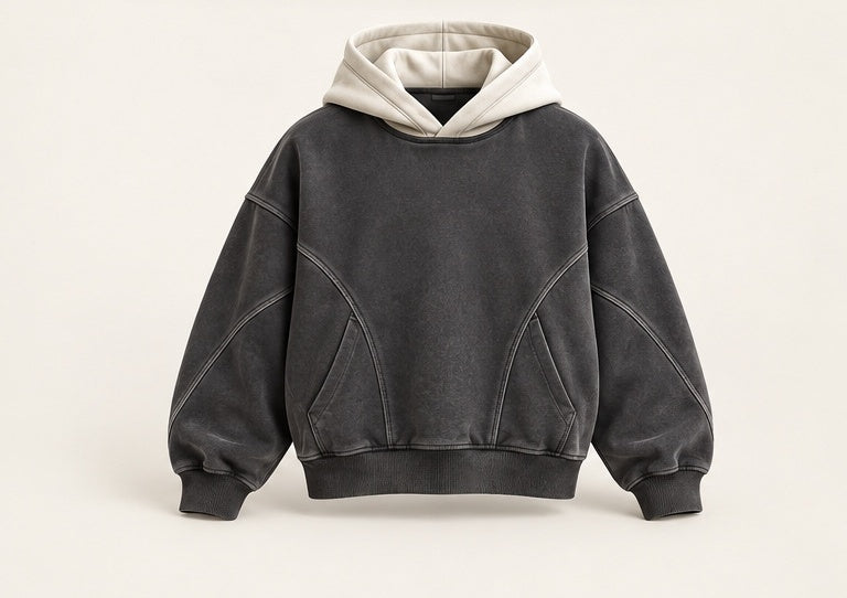 Double-Layer Hood Streetwear Hoodie — Modhie Sports MS-21C