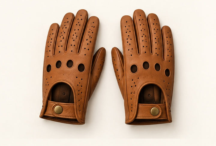 Driving Perforated Leather Gloves — Modhie Sports MS-27B