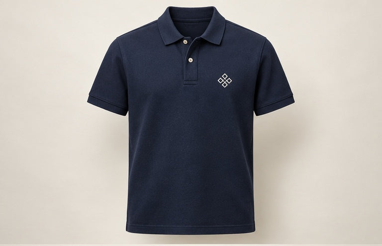 Chest Monogram Embroidered Polo — Modhie Sports MS-32A