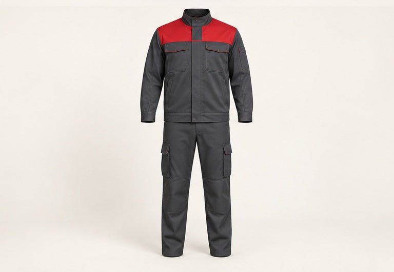 Workshop Jacket and Cargo Trousers Uniform — Modhie Sports MS-34D