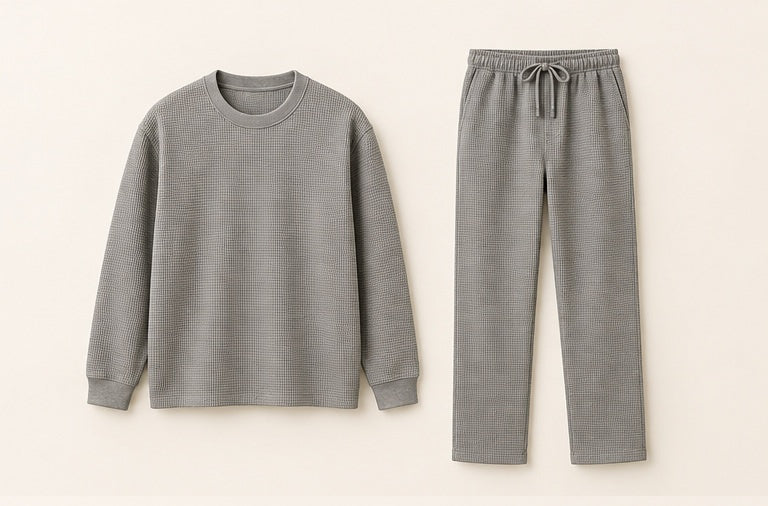 Waffle Lounge Co-ord Set — Modhie Sports MS-09B