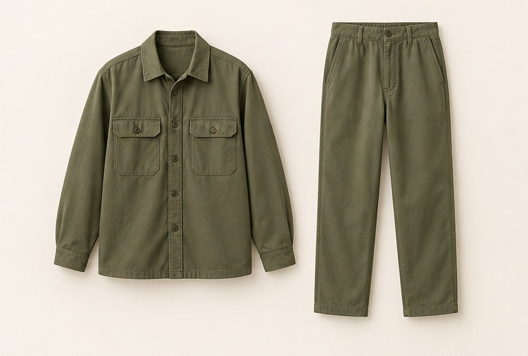 Overshirt Set Co-ord Set — Modhie Sports MS-09D