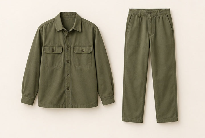 Overshirt Set Co-ord Set — Modhie Sports MS-09D