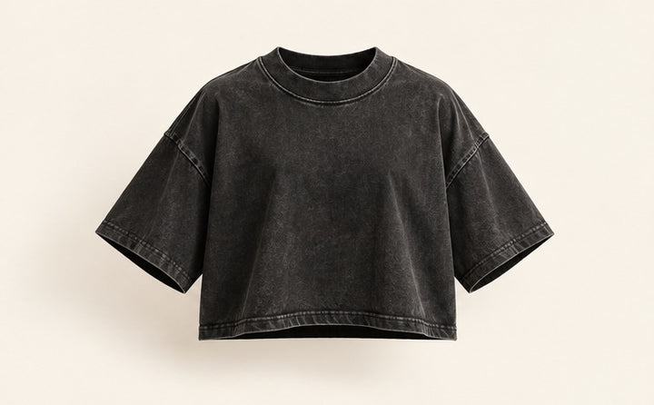 Box Crop Oversized T-Shirt — Modhie Sports MS-18A