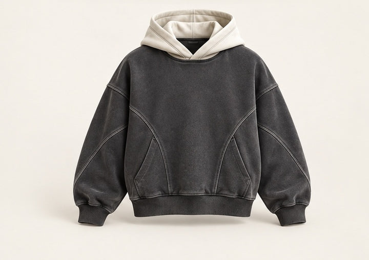Double-Layer Hood Streetwear Hoodie — Modhie Sports MS-21C