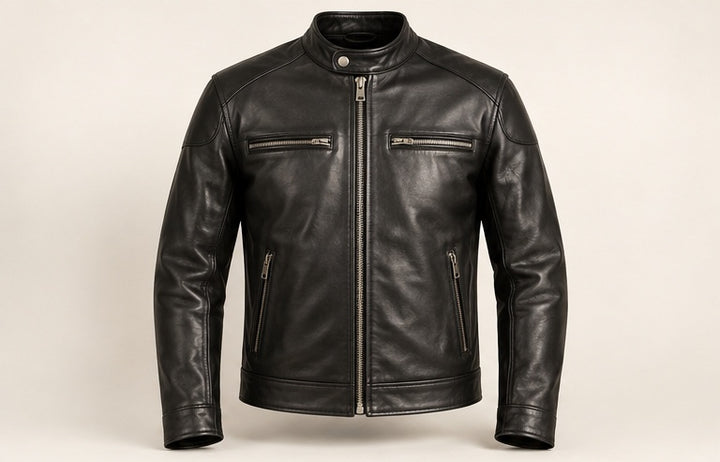 Cafe Racer Leather Jacket — Modhie Sports MS-24A