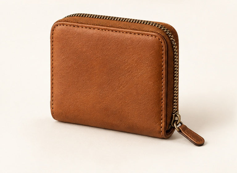 Zip-Around Leather Wallet — Modhie Sports MS-25C