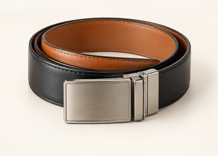 Reversible Clamp Leather Belt — Modhie Sports MS-26C