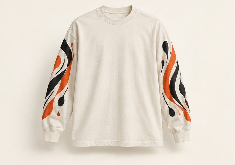 Sleeve Graphic Long-Sleeve T-Shirt — Modhie Sports MS-33C